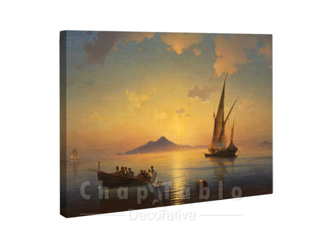تابلو-بوم-نقاشی-Bay-of-Naples-اثر-ivan-aivazovsky