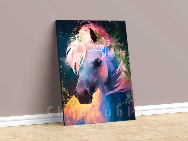 تابلو-شاسی-نقاشی-اسب